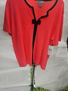 Designers Originals Women's Short Sleeve Top Size 2X